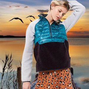 MOUNTAIN HARDWEAR Altius Hybrid Half Zip Pull Over Jacket